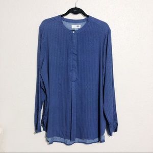 SOL Old Navy Long Sleeve Blue Tunic